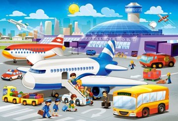Castorland Airport Puzzle MAXI 40 kosov
