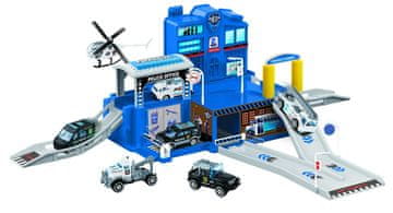 Alltoys Policijski igralni set + 4 avtomobili