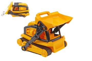 Buldožer rumena 31 cm prosti tek