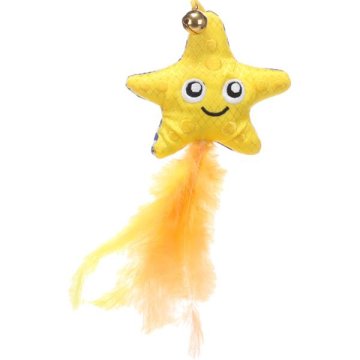 Flamingo Igrača mačka plišasta Strellow zvezda rumena