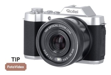 Rollei Powerflex 10x Retro/ 8 MPix/ 10-kratni zoom/ 2,88" LCD/ video 1440p/ črna