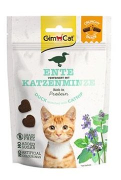 Gimborn Gimcat Hrustljavi prigrizki račka z mačjo meto 50g