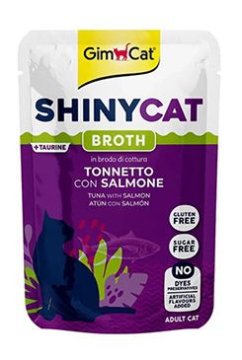 Gimborn Gimcat ShinyCat žepkasta tuna z lososom v juhi 70g