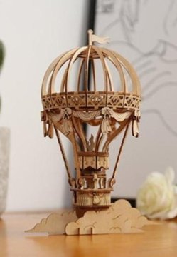 NiXiM Lesena 3D sestavljanka/balon