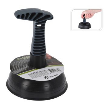 Zvonec za čiščenje 13x16cm PP/TPR/guma ČERNO