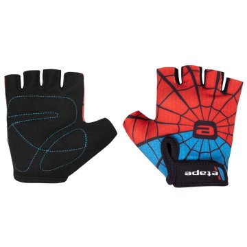 Majhne otroške kolesarske rokavice rdeče-modra oblačila velikosti 5-6