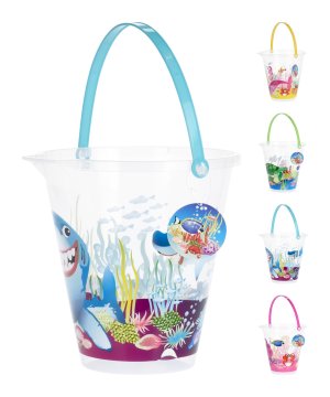 Vedro z ročaji DETI, SEA MOTIVE, 22x23cm PH TRA/mešane barve