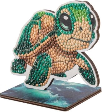 CRYSTAL ART Diamantna slika Ocean: želva