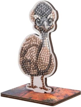 KRISTALNA UMETNOST Diamantna slika Na tleh: emu