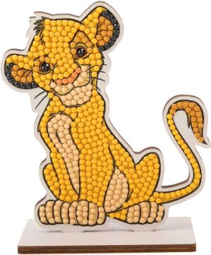 CRYSTAL ART Diamantna slika Levji kralj: Simba