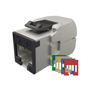 Keystone Solarix 10G Cat 6a STP RJ45 RAL FIT, samorezni