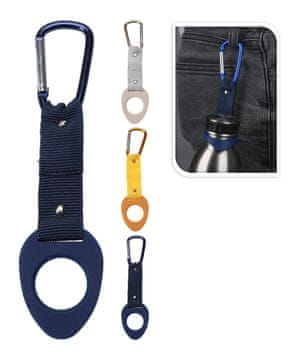 Držalo za steklenico 16x3,8x0,5cm silikon/Al