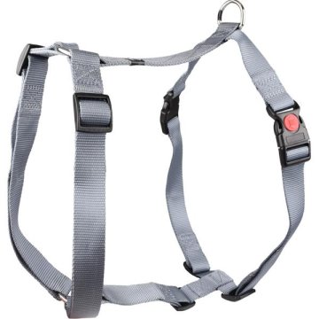 Flamingo Najlonski pas Ziggi sivi XL 2,5x70-110cm