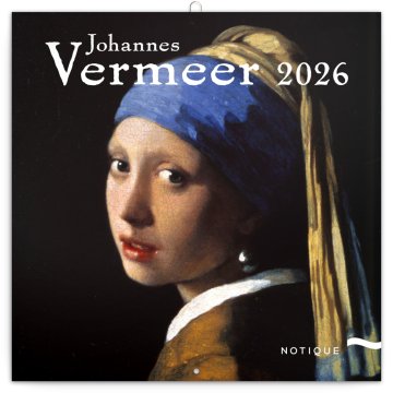 Notique Koledar z beležkami Johannes Vermeer 2026, 30 x 30 cm