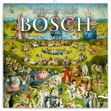 NOTIKVIS Koledar za beležke Hieronymus Bosch 2026, 30 x 30 cm