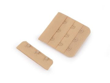 50 mm široki trivrstični pritrdilni elementi za telo - mesnate barve (10 parov)