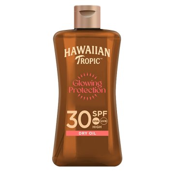 Hawaiian Tropic Suho olje za zaščito pred soncem SPF 30 Glowing Protection (suho olje) 100 ml
