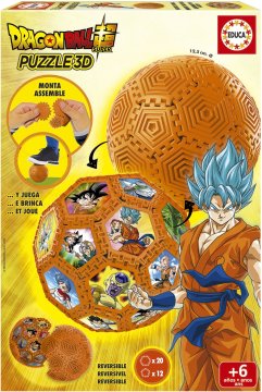 Educa 3D sestavljanka Gradimo in se igramo: Dragon Ball 32 kosov