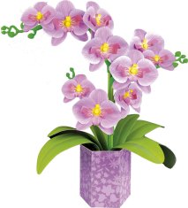 Educa 3D sestavljanka Cvetlična umetnost - Orhideja