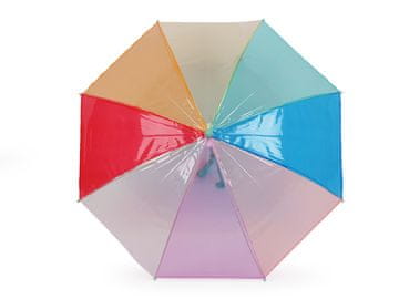 Otroški prozorni mavrični dežnik - metina