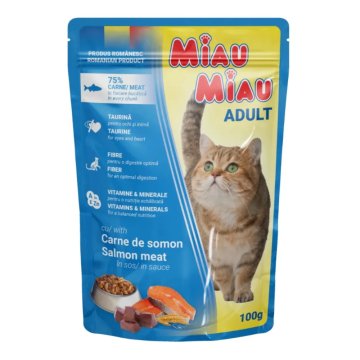 Miau Miau Cat losos, kapsa 100 g