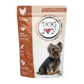 Dog Joy piščanec v omaki, žepek 100 g