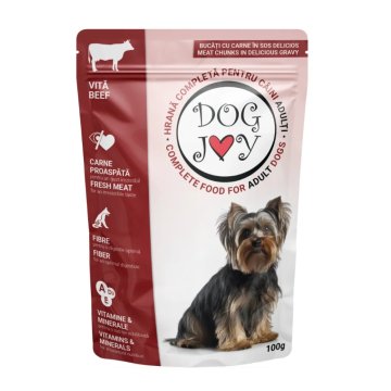 Dog Joy govedina v omaki, žepek 100 g