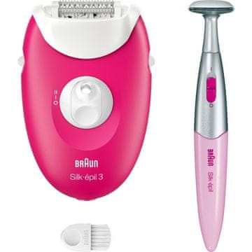 BRAUN SILK EPIL 3 3-202 EPILATOR MALINA