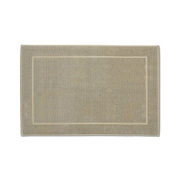 Kela Kopalniška preproga LAVINIA 100 % organski bombaž bež 60x100 cm KL-23912