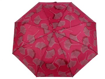 Ženski zložljivi dežnik - rdeč