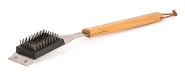 G21 Orodje za peko na žaru Čopič za čiščenje z lesenim ročajem