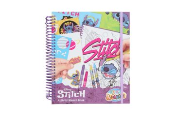 Alltoys Knjiga za barvanje in dejavnosti s šivi