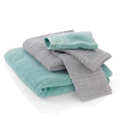 Kela Brisača Leonora 100 % bombaž srebrno siva 50x30 cm KL-23445