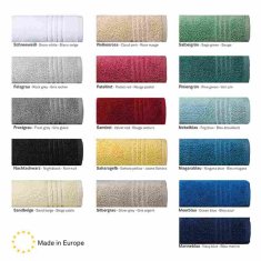 Kela Brisača Leonora 100 % bombaž premium megleno modra 70x140cm KL-23459