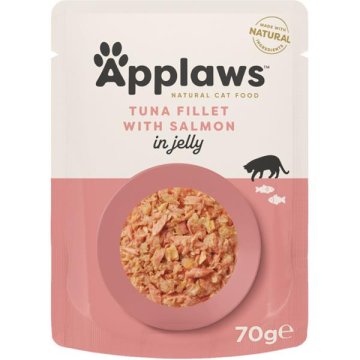Applaws Cat kapsule. Jelly Tuna z lososom 70 g