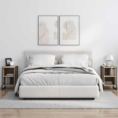 Vidaxl Nočna omarica Sonoma 39,5 x 30 x 50 cm Konstruiran les