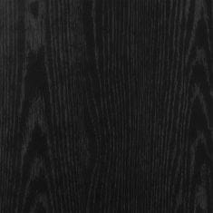 Vidaxl klop Črna Orehovina 110 x 35 x 45 cm Konstruiran les