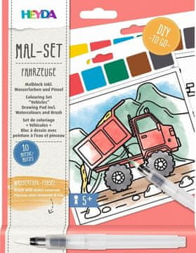HEYDA 10 pobarvank - prevozna sredstva