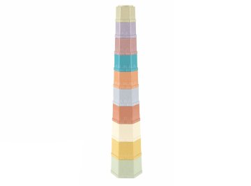 Šestkotne skodelice za zlaganje 37,3 cm