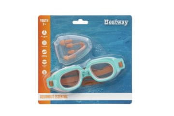 Bestway Komplet plavalnih očal, nosne sponke in čepkov za ušesa Aquanaut