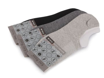 Bombažne nogavice Emi Ross unisex - (velikost 39-42) mix (3 pari)