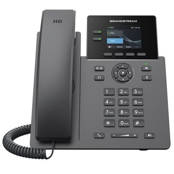 Grandstream GRP2610P Telefon SIP, 2 liniji, 8 VPK, barvni LCD, 2 računa SIP, PoE