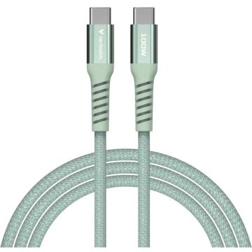 Verbatim 31855 magnet.USB-C kabel 100W 1,2m zelen