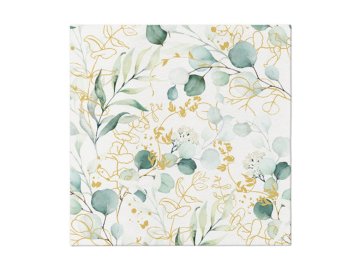 Zračni prtički 12 kosov Zlati evkaliptus 40x40 cm