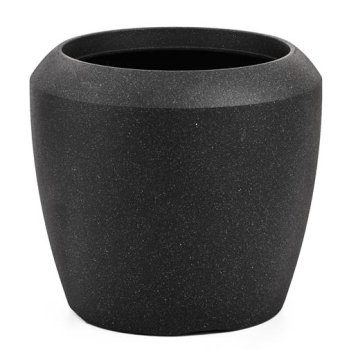 Cvetlični lonec G21 premog okrogel 33,5 x 33,5 x 30,5