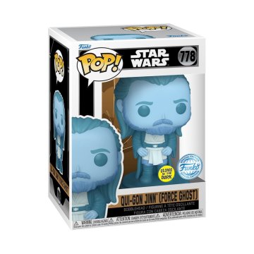 Funko POP: Vojna zvezd - Qui-Gon Jinn (Force Ghost) (sveti v temi) #778
