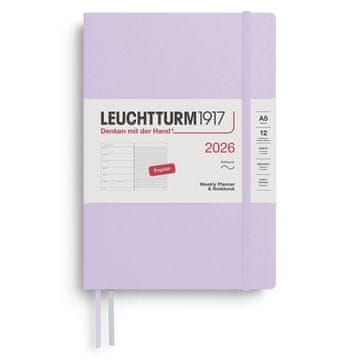 Leuchtturm1917 Tedenski planer in beležnica 2026 Medium (A5) Lilac