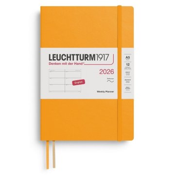 Leuchtturm1917 Tedenski planer 2026, srednji (A5), Vzhajajoče sonce