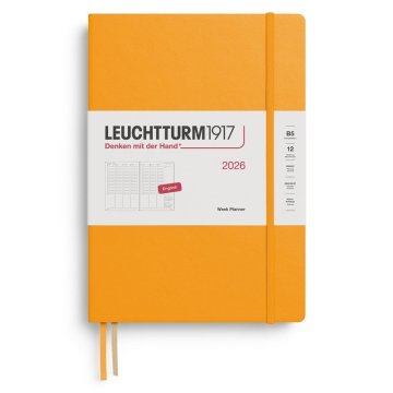 Leuchtturm1917 Načrtovalnik tedna 2026 Sestava (B5) Vzhajajoče sonce
