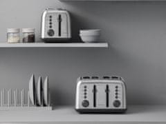 Buydeem Toaster s 4 režami DT640E, iz nerjavečega jekla